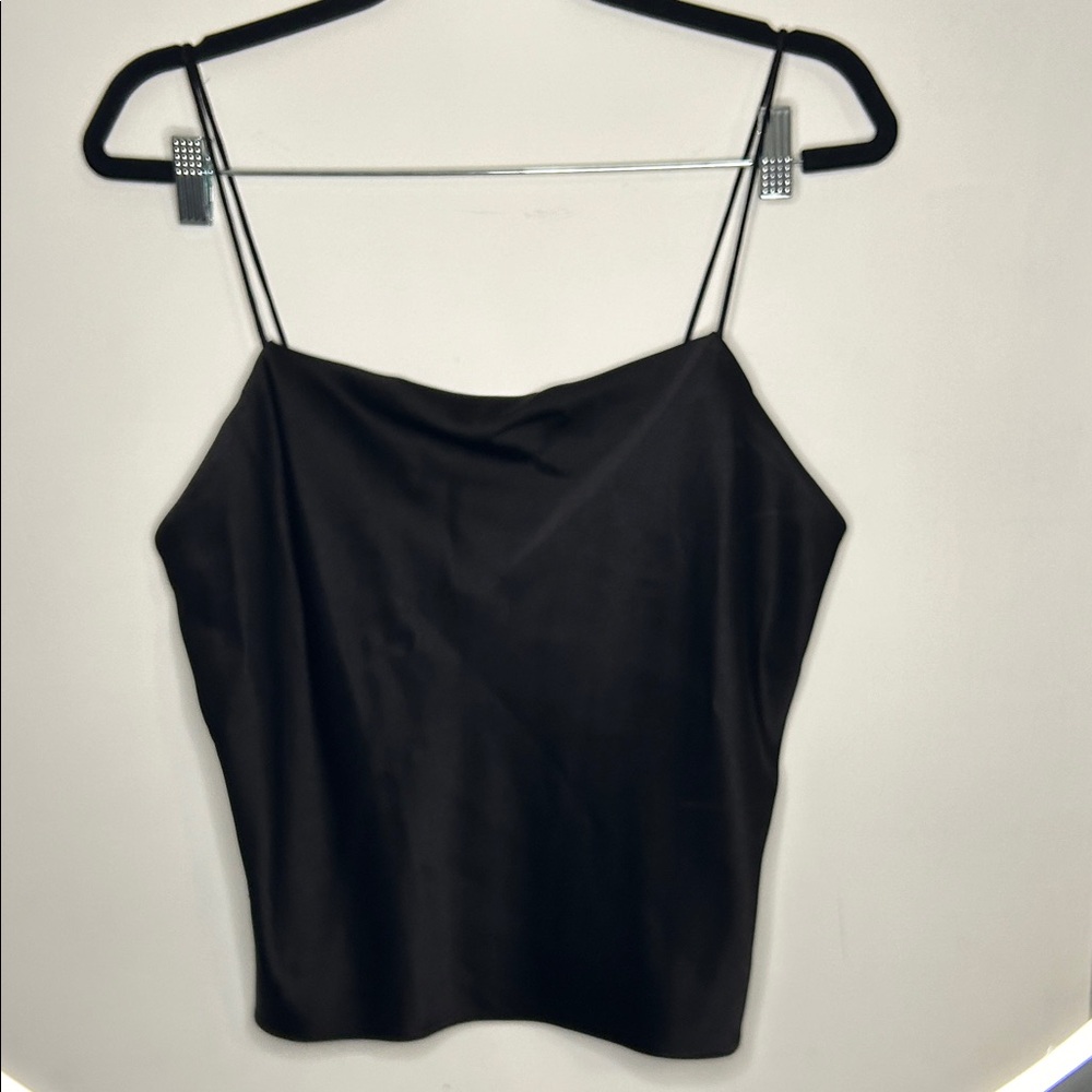 Alice + Olivia Sleek Black Camisole